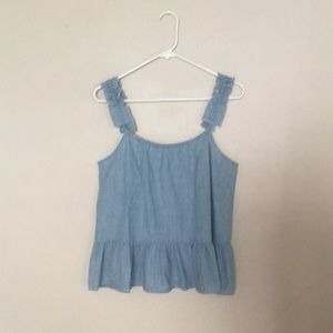Madewell size 4 Haddon Blue cami top.